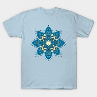 Blue star mandala T-Shirt